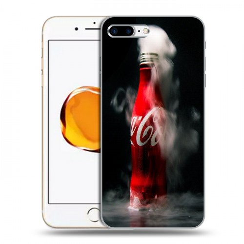 Дизайнерский пластиковый чехол для Iphone 7 Plus / 8 Plus Coca-cola