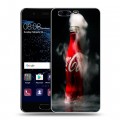 Дизайнерский пластиковый чехол для Huawei P10 Coca-cola