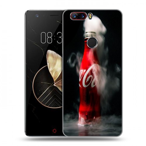 Дизайнерский пластиковый чехол для ZTE Nubia Z17 Coca-cola