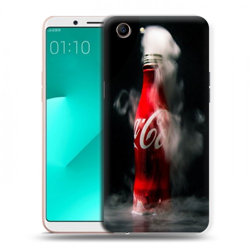 Дизайнерский пластиковый чехол для OPPO A83 Coca-cola