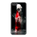 Дизайнерский силиконовый чехол для Huawei P Smart Coca-cola