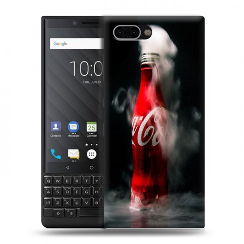 Дизайнерский пластиковый чехол для BlackBerry KEY2 Coca-cola