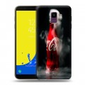 Дизайнерский пластиковый чехол для Samsung Galaxy J6 Coca-cola