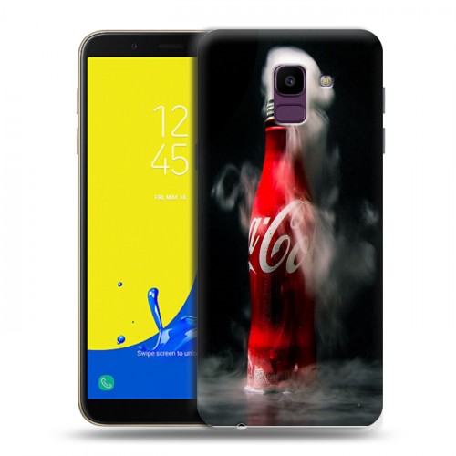 Дизайнерский пластиковый чехол для Samsung Galaxy J6 Coca-cola