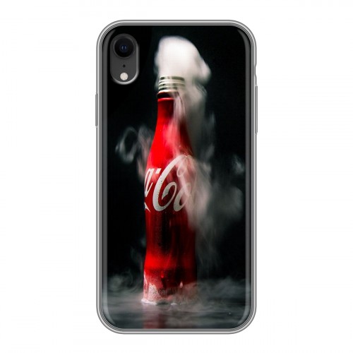 Дизайнерский пластиковый чехол для Iphone Xr Coca-cola