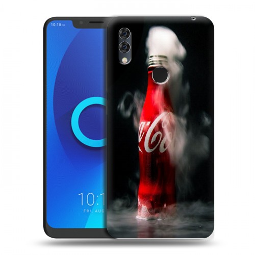 Дизайнерский силиконовый чехол для Alcatel 5V Coca-cola