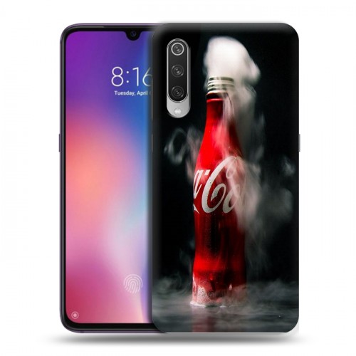 Дизайнерский силиконовый с усиленными углами чехол для Xiaomi Mi9 Coca-cola