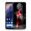 Дизайнерский пластиковый чехол для Nokia 9 PureView Coca-cola