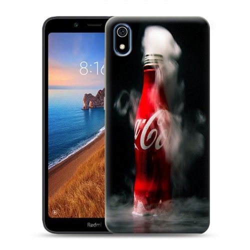 Дизайнерский силиконовый чехол для Xiaomi RedMi 7A Coca-cola