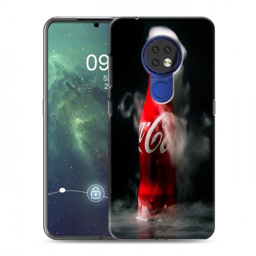 Дизайнерский силиконовый чехол для Nokia 6.2 Coca-cola