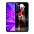 Дизайнерский силиконовый чехол для Realme 5 Coca-cola