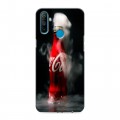 Дизайнерский силиконовый чехол для Realme C3 Coca-cola