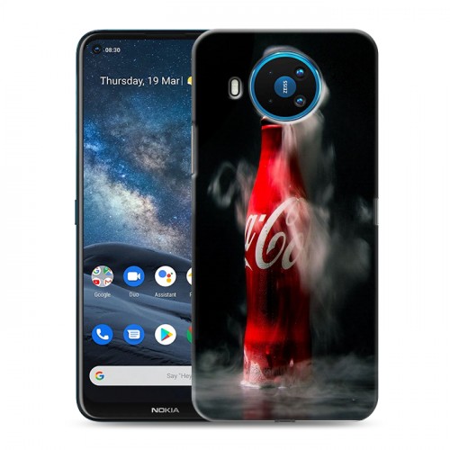 Дизайнерский силиконовый чехол для Nokia 8.3 Coca-cola