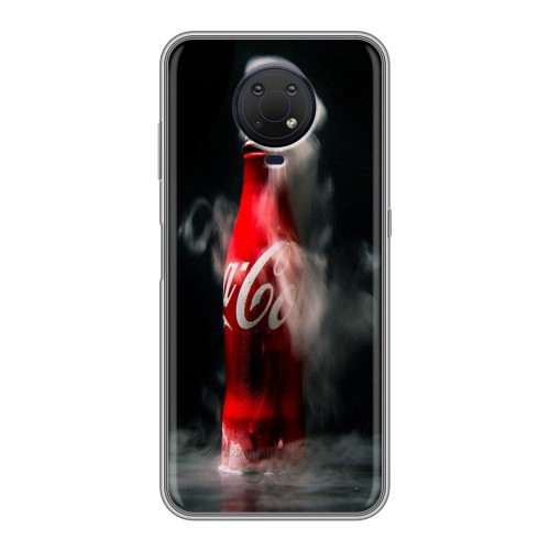 Дизайнерский силиконовый чехол для Nokia G10 Coca-cola