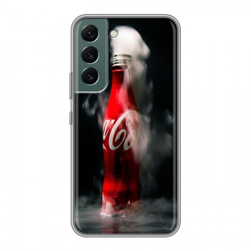 Дизайнерский силиконовый чехол для Samsung Galaxy S22 Coca-cola