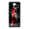 Дизайнерский силиконовый чехол для Realme GT5 Coca-cola