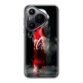 Дизайнерский силиконовый чехол для Huawei Pura 70 Coca-cola