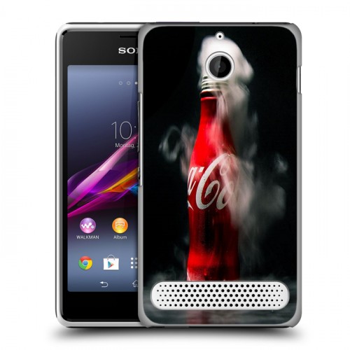 Дизайнерский силиконовый чехол для Sony Xperia E1 Coca-cola