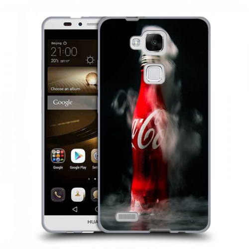 Дизайнерский силиконовый чехол для Huawei Ascend Mate 7 Coca-cola