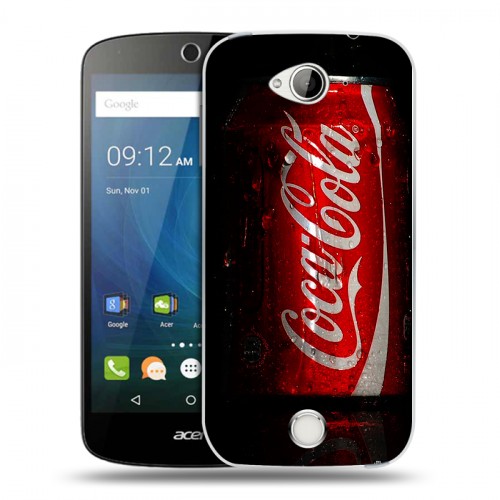 Дизайнерский силиконовый чехол для Acer Liquid Z530 Coca-cola