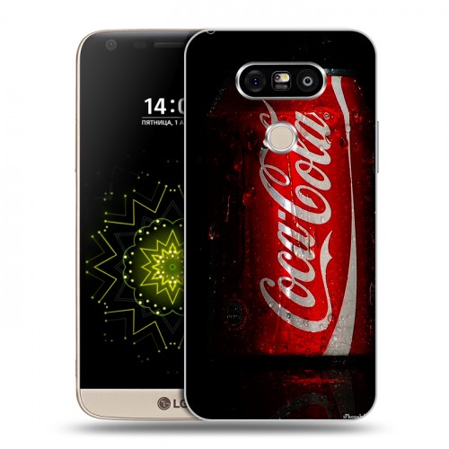 Дизайнерский пластиковый чехол для LG G5 Coca-cola