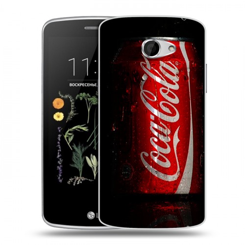 Дизайнерский силиконовый чехол для LG K5 Coca-cola