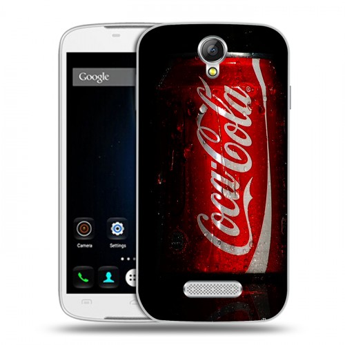 Дизайнерский пластиковый чехол для Doogee X6 Coca-cola