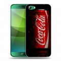 Дизайнерский силиконовый чехол для Elephone S7 Coca-cola