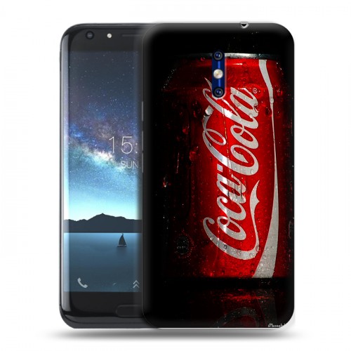 Дизайнерский силиконовый чехол для Doogee BL5000 Coca-cola