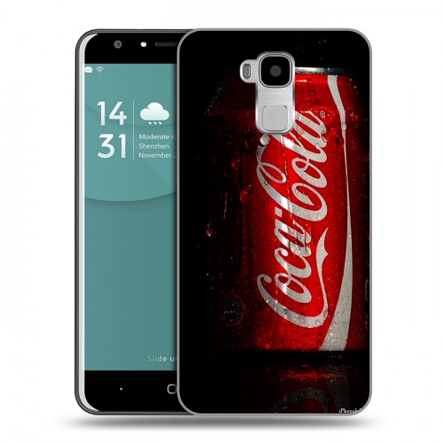 Дизайнерский пластиковый чехол для Doogee Y6 Coca-cola