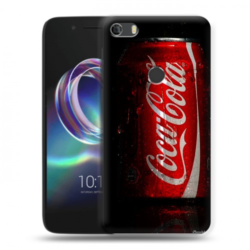 Дизайнерский силиконовый чехол для Alcatel Idol 5 Coca-cola