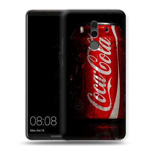 Дизайнерский пластиковый чехол для Huawei Mate 10 Pro Coca-cola