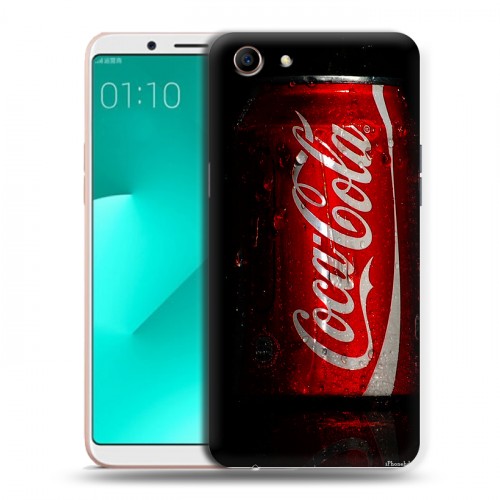 Дизайнерский пластиковый чехол для OPPO A83 Coca-cola