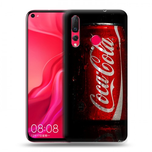 Дизайнерский пластиковый чехол для Huawei Nova 4 Coca-cola