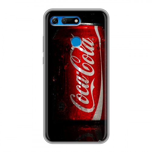 Дизайнерский силиконовый чехол для Huawei Honor View 20 Coca-cola