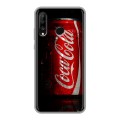 Дизайнерский силиконовый чехол для Huawei P30 Lite Coca-cola