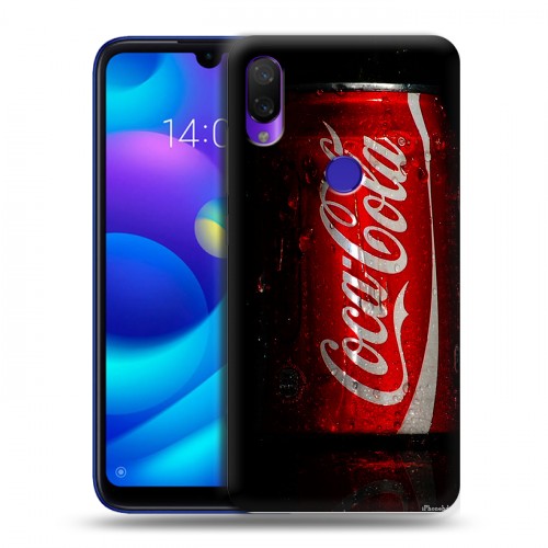 Дизайнерский пластиковый чехол для Xiaomi Mi Play Coca-cola