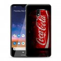 Дизайнерский пластиковый чехол для Nokia 2.2 Coca-cola