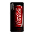 Дизайнерский силиконовый с усиленными углами чехол для Vivo V17 Neo Coca-cola