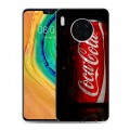 Дизайнерский пластиковый чехол для Huawei Mate 30 Coca-cola