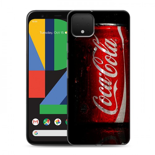 Дизайнерский пластиковый чехол для Google Pixel 4 XL Coca-cola