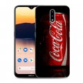 Дизайнерский пластиковый чехол для Nokia 2.3 Coca-cola