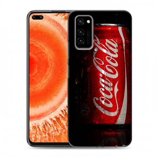 Дизайнерский пластиковый чехол для Huawei Honor View 30 Pro Coca-cola