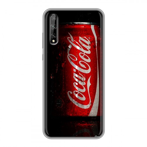 Дизайнерский силиконовый чехол для Huawei Y8p Coca-cola