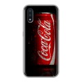 Дизайнерский силиконовый чехол для Samsung Galaxy M01 Coca-cola