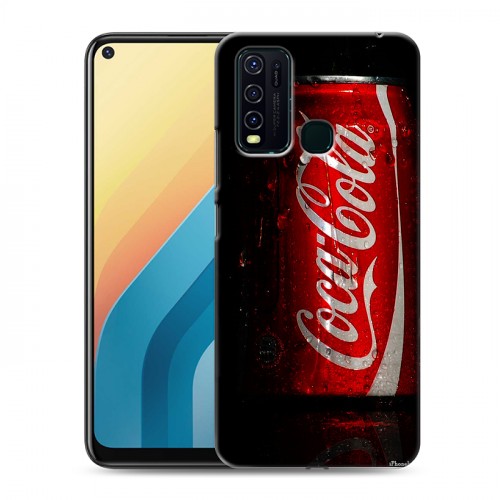 Дизайнерский пластиковый чехол для Vivo Y30 Coca-cola