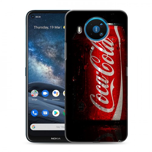 Дизайнерский силиконовый чехол для Nokia 8.3 Coca-cola