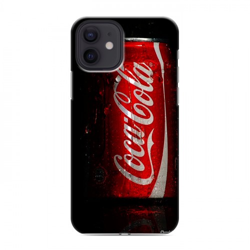 Дизайнерский силиконовый чехол для Iphone 12 Coca-cola