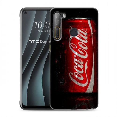 Дизайнерский силиконовый чехол для HTC Desire 20 Pro Coca-cola