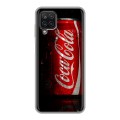 Дизайнерский силиконовый чехол для Samsung Galaxy A12 Coca-cola